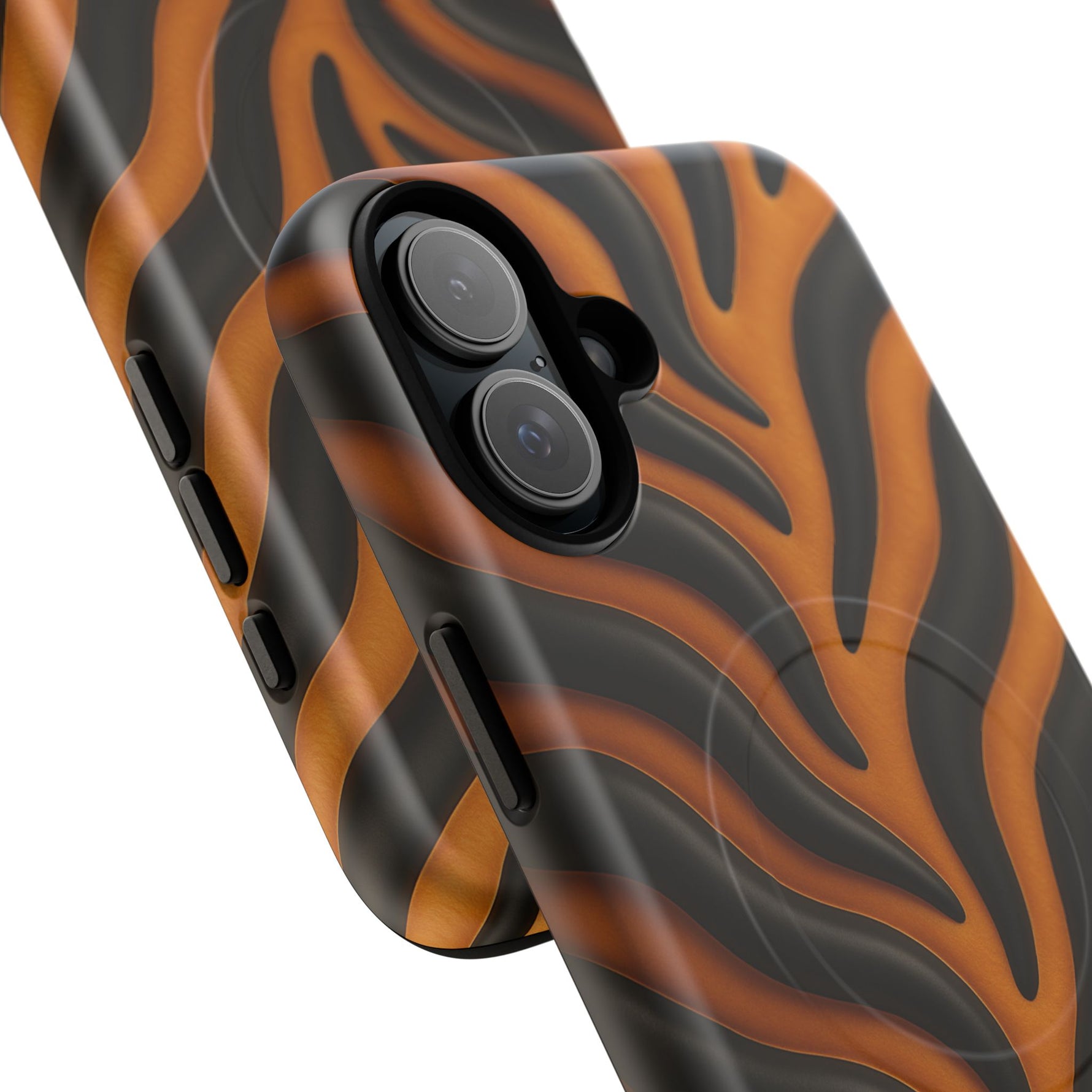 Fierce Tiger Striped iPhone Case - Works with MagSafe - Shamo's