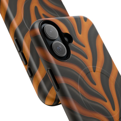 Fierce Tiger Striped iPhone Case - Works with MagSafe