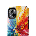 Vibrant Abstract Paint Explosion Impact Phone Case  Shamo's