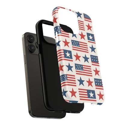 Patriotic American Flag iPhone Case | MagSafe