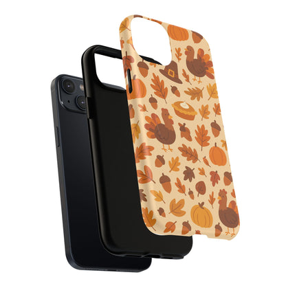 Thanksgiving-Themed Tough Magnetic iPhone Case | Compatible with MagSafe