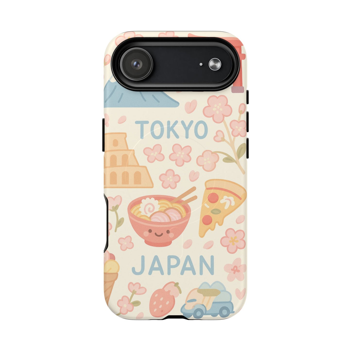 Tokyo Travel iPhone Case - Cute Japan Design | MagSafe