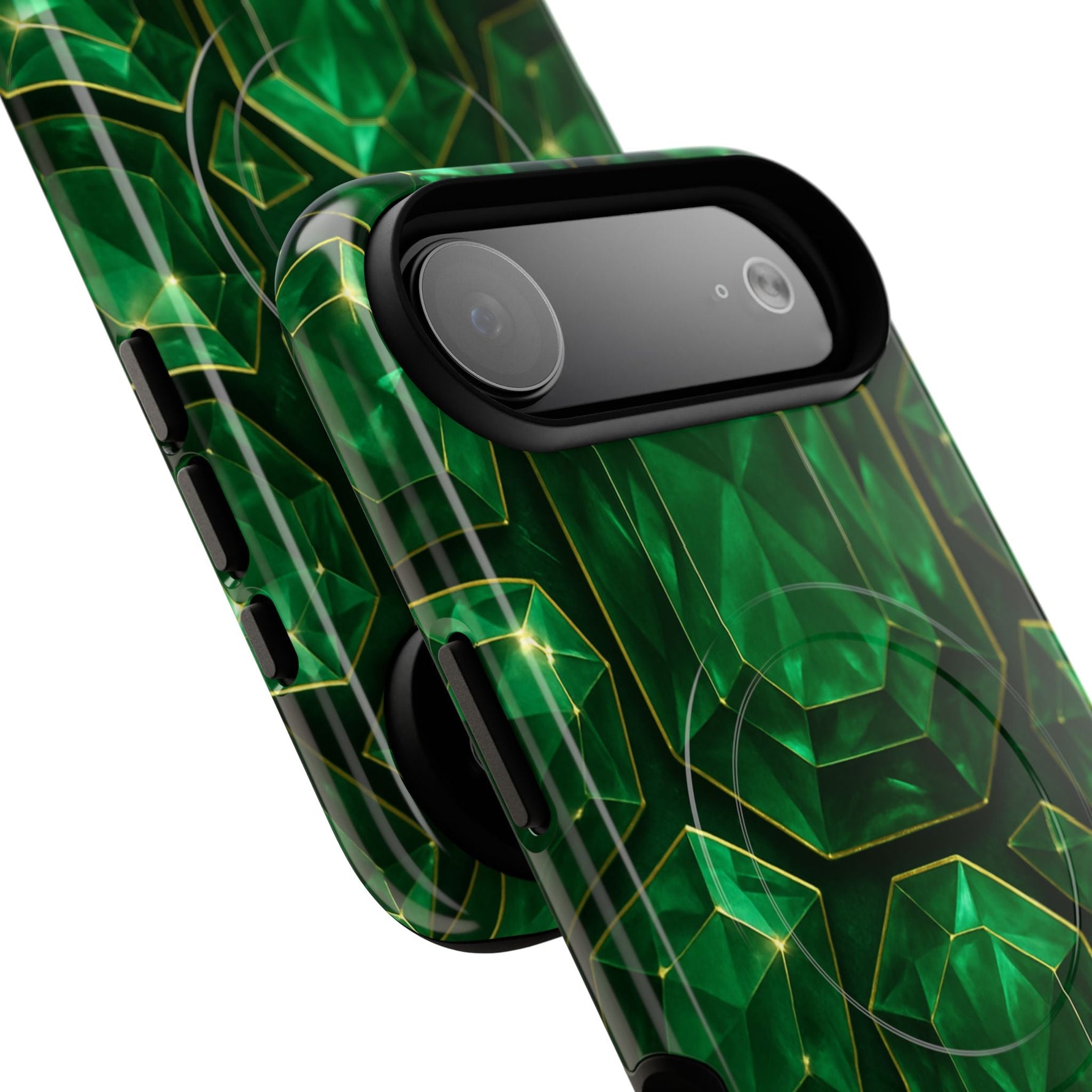 Luxury Series Emerald Gem iPhone Case with MagSafe  Shamo's