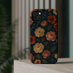 Floral Vintage Rose Magnetic Impact iPhone Case with MagSafe  Shamo's