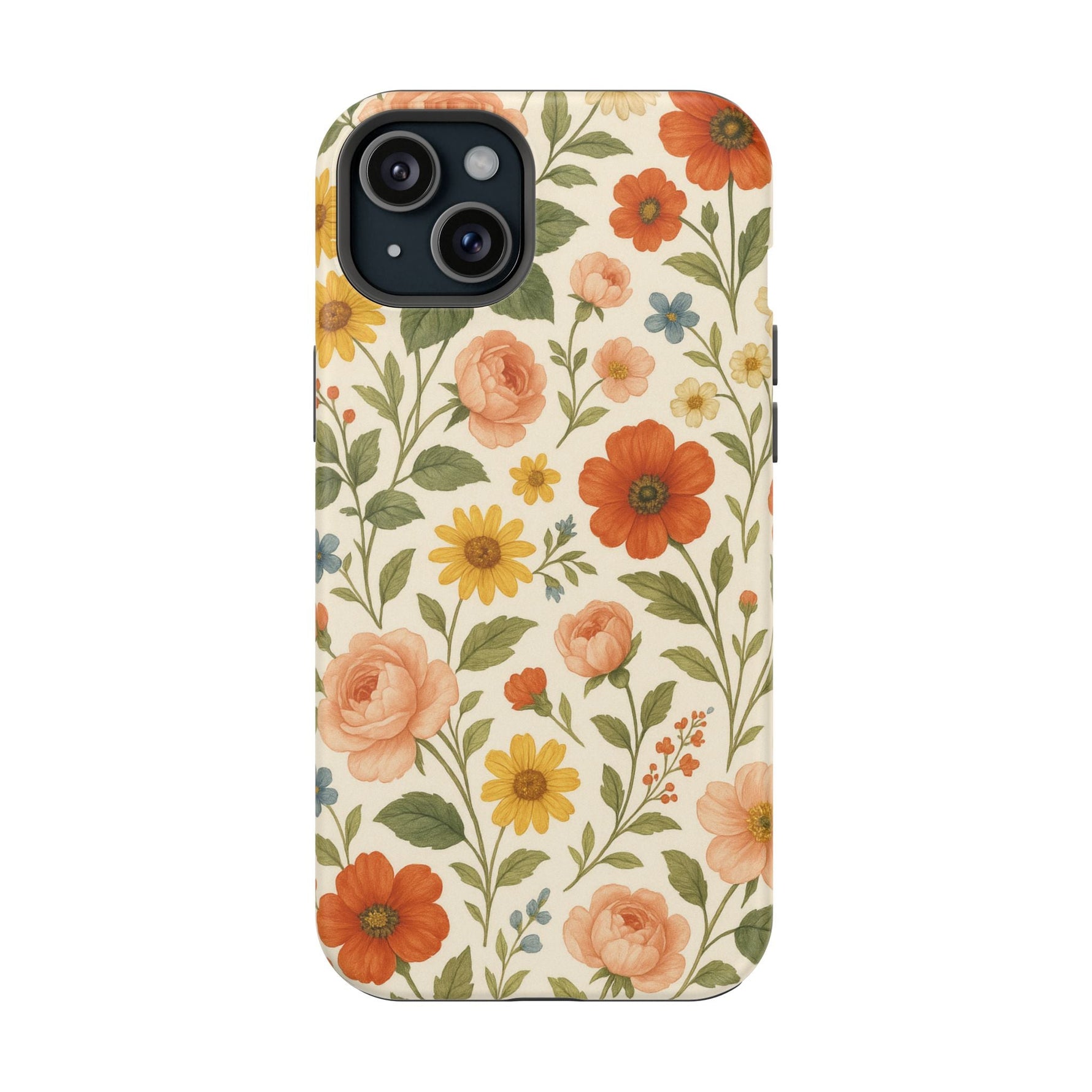Floral Vintage Garden iPhone Case — with MagSafe  Shamo's iPhone 15 Plus / Matte