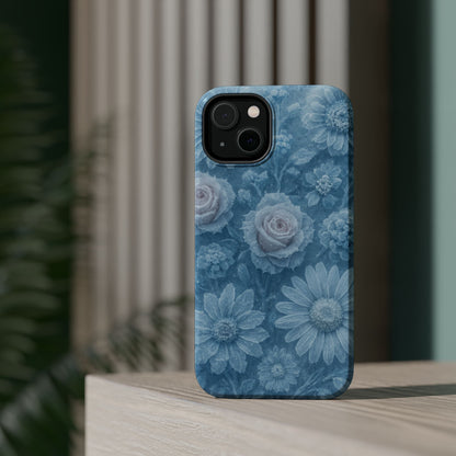 Frozen Beauty Floral Rose iPhone Case | MagSafe compatible  Shamo's
