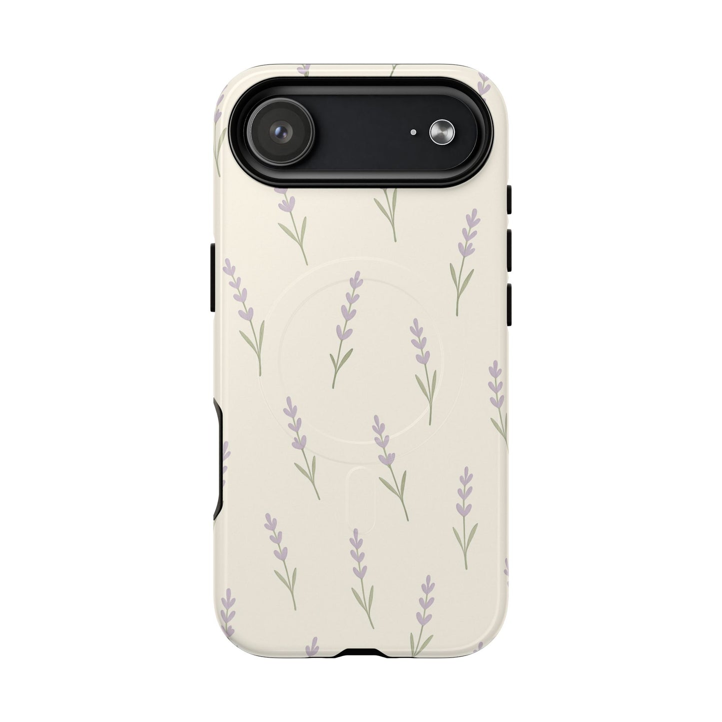Lavender Minimal Bloom iPhone Case with MagSafe