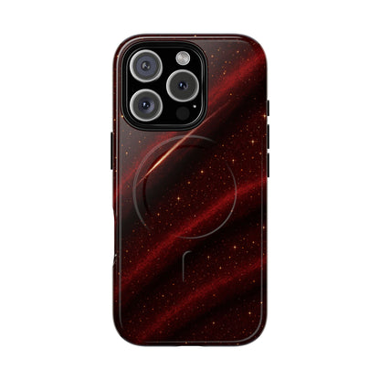 Red Nebula iPhone Case with MagSafe - Shamo's