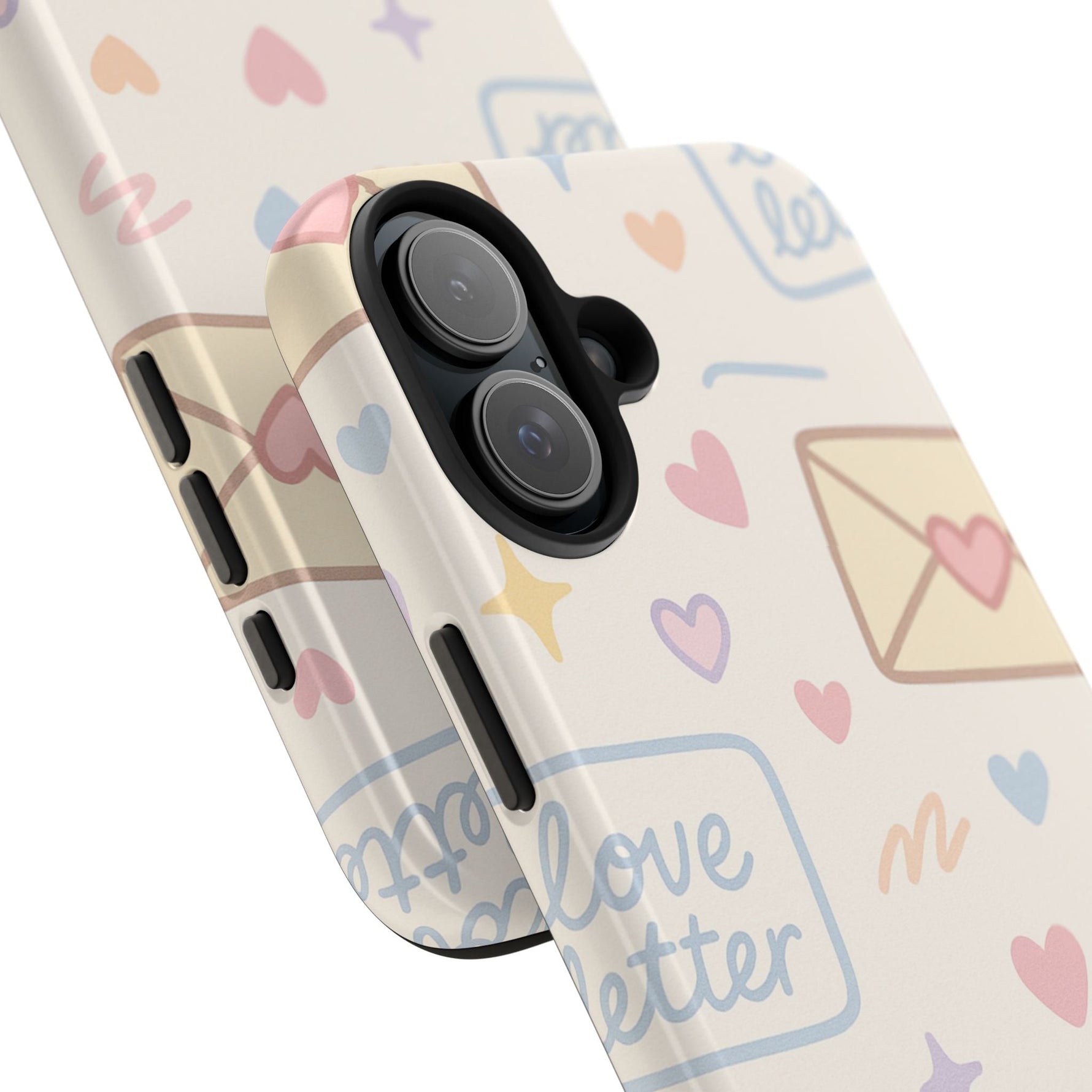 Pastel Love Letter Hearts Impact Phone Case  Shamo's