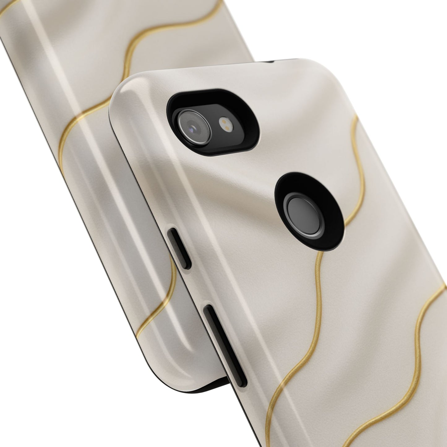 Elegant Gold Wave Tough iPhone Case