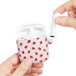 Strawberry Pattern AirPod Case | Cute Pink Protective Cover