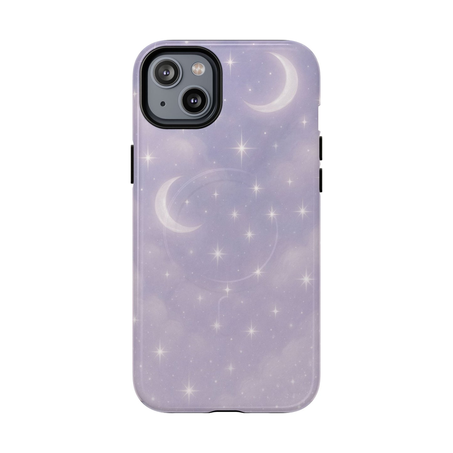 Celestial Lavender iPhone Case — Moon & Stars MagSafe Compatible - Shamo's