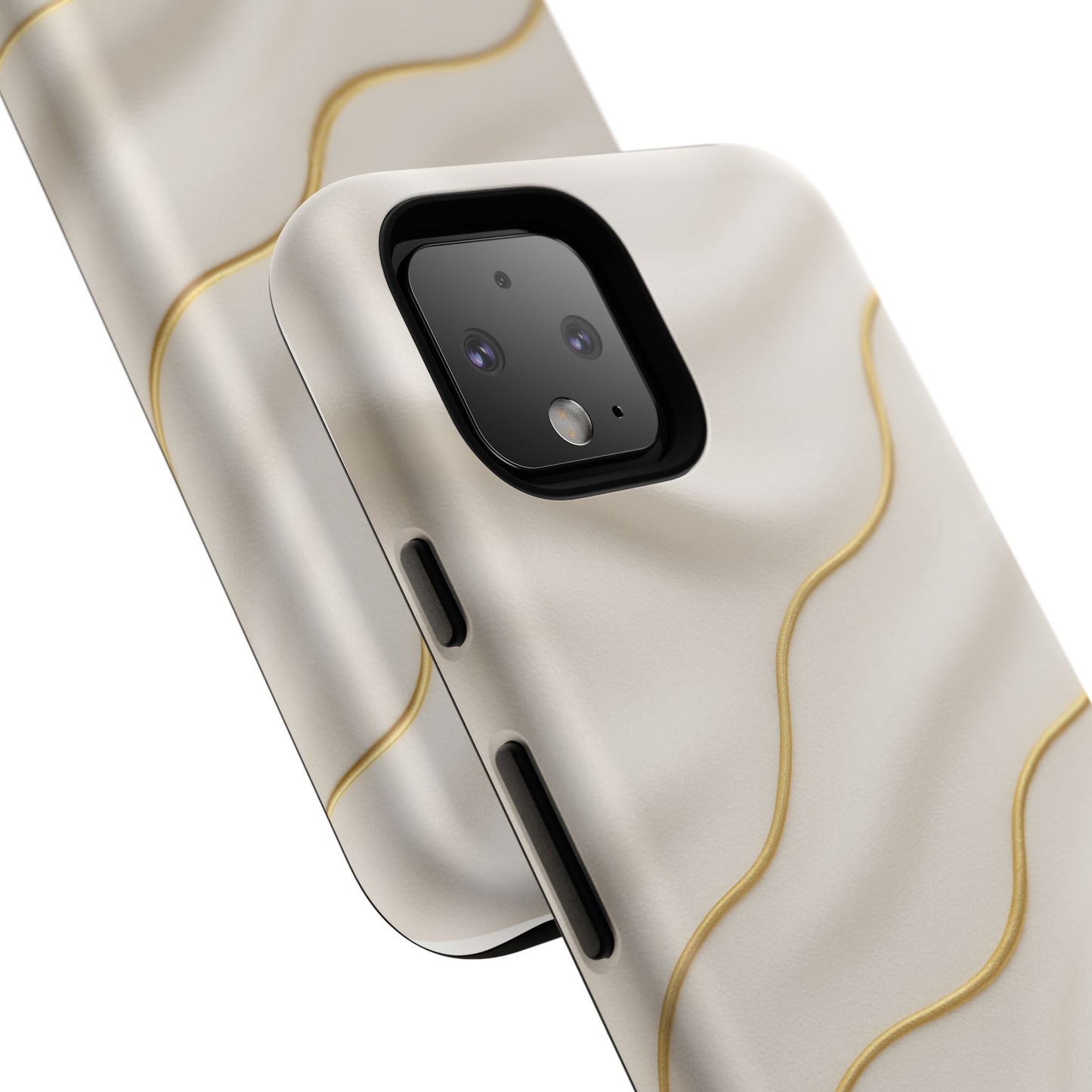 Elegant Gold Wave Tough iPhone Case