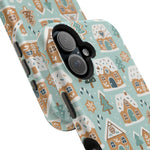 Winter Gingerbread Village Holiday Theme iPhone Case with MagSafe compatibility  Shamo's