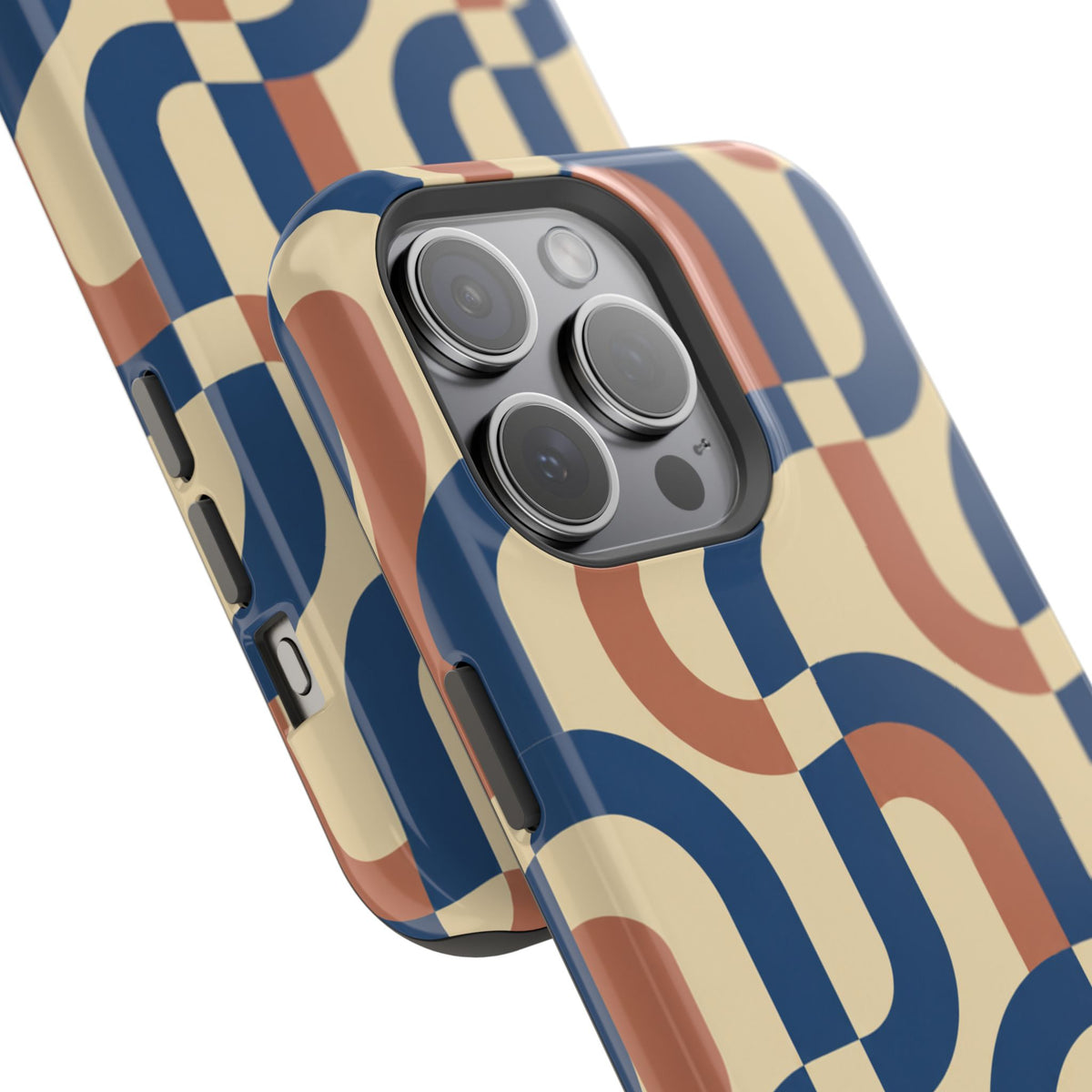 Mod Ribbon – Retro Geometric MagSafe Phone Case