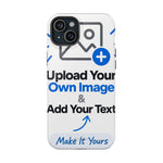 Personalisierbare iPhone-Hülle | Eigenes Foto und Text hinzufügen | MagSafe-kompatibel