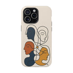 "Connected Lines" Minimalist iPhone Case — MagSafe, Magnetic Impact-Resistant  Shamo's iPhone 15 Pro Max / Matte