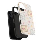 Pastel Love Letter Hearts Impact Phone Case  Shamo's