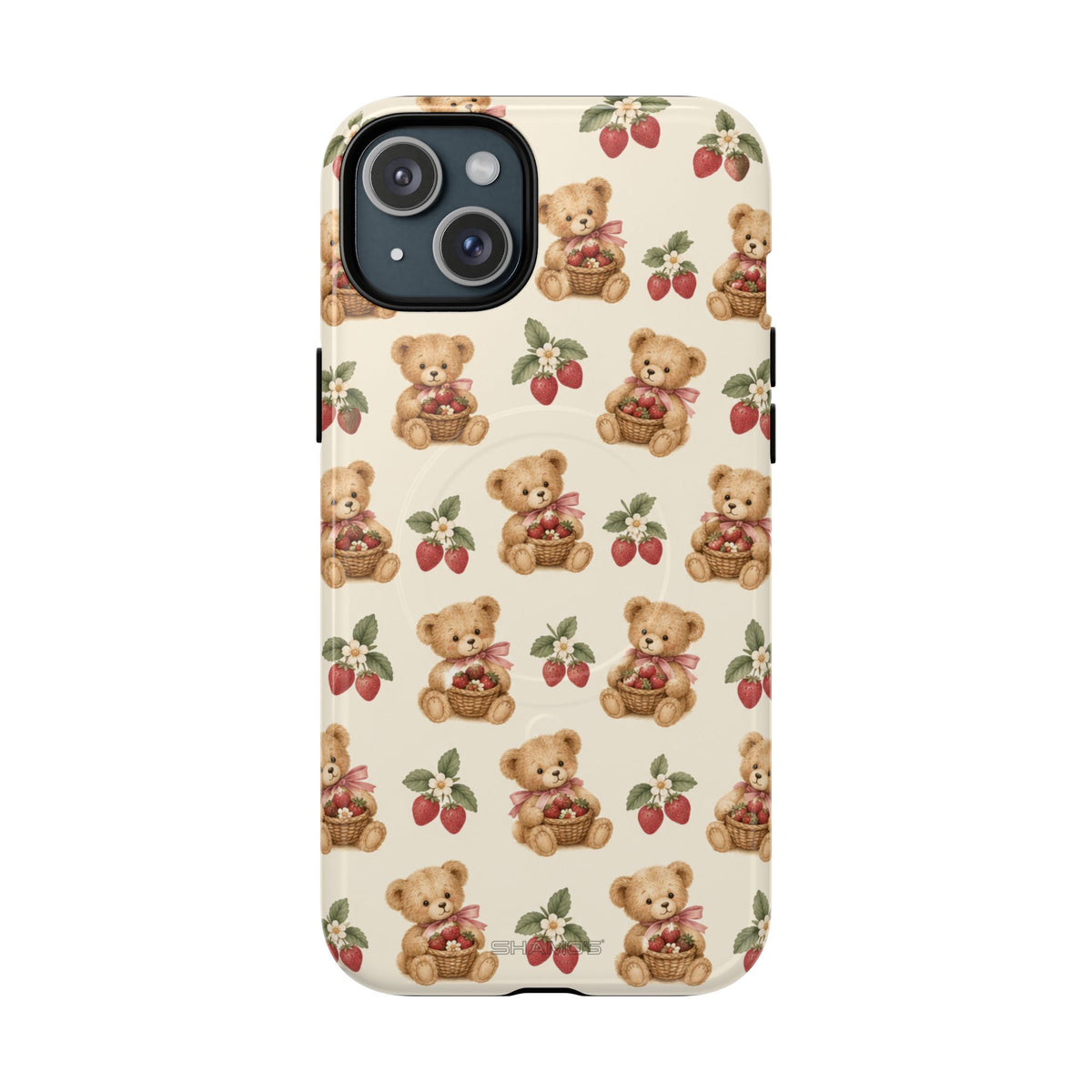 Teddy Berry Basket iPhone Case with MagSafe