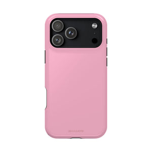 Plain pastel pink phone case