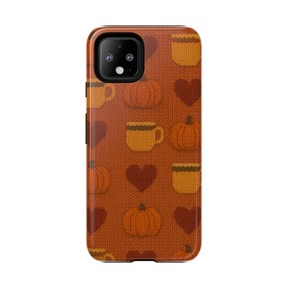Fall Pumpkin & Coffee iPhone Case