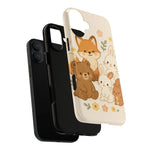 Forest Friends iPhone Case — Fox, Bear & Bunny Design. with MagSafe  Shamo's