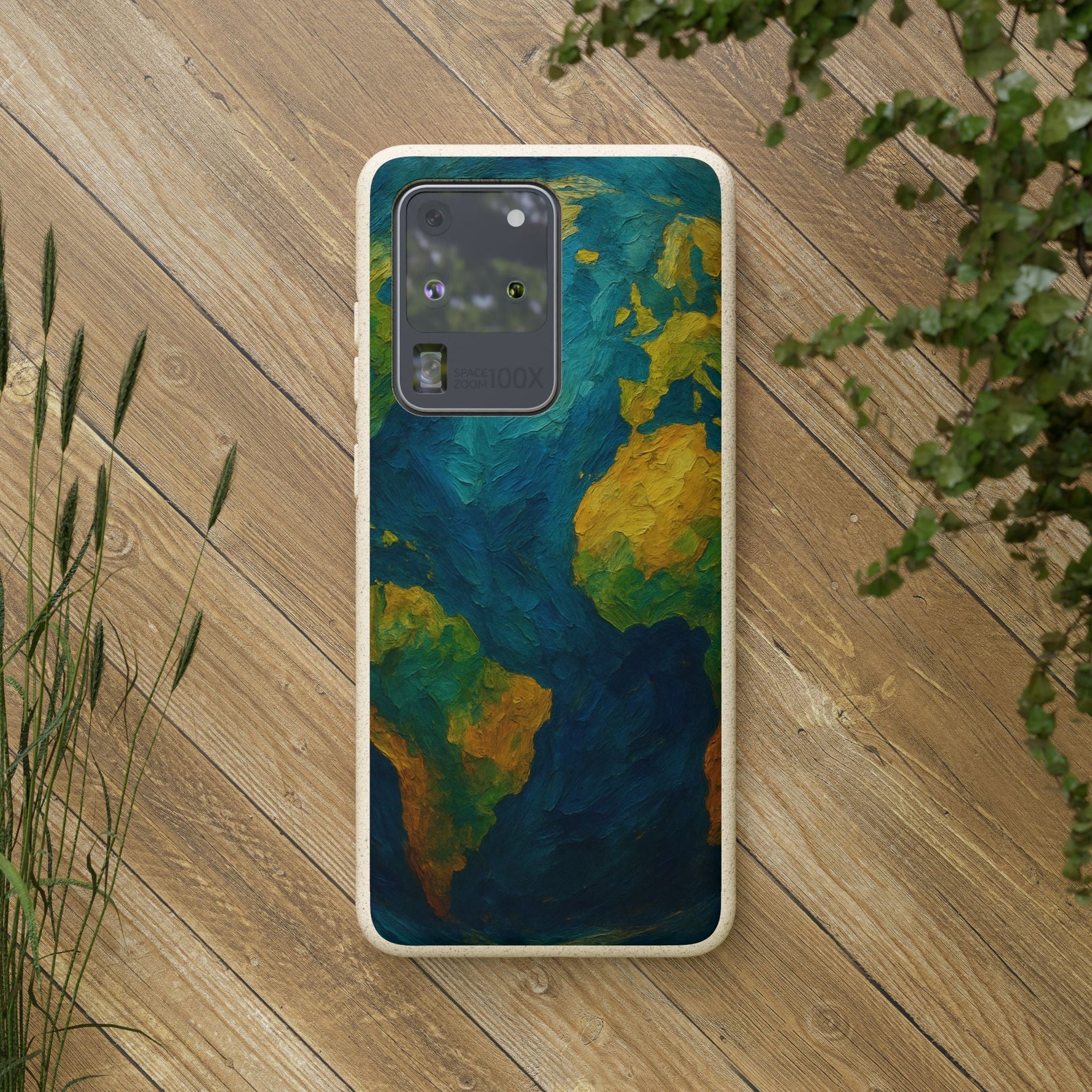 Biodegradable Phone Case — Earth Illustration Eco-Friendly Case  Shamo's