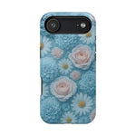 Frozen Floral Rose & Daisy Impact iPhone Case | MagSafe compatible  Shamo's iPhone 17 Air / Glossy