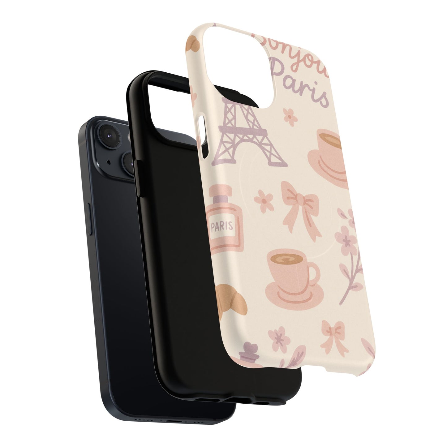 Chic Parisian iPhone Case - with Eiffel Tower Design | MagSafe