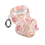 Rose Gold Floral AirPods Case