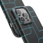 Neon Grid Magnetic Impact-Resistant iPhone Case | MagSafe compatible  Shamo's