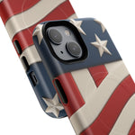 Patriotic iPhone Cases - MagSafe Tough American Flag Design - Shamo's
