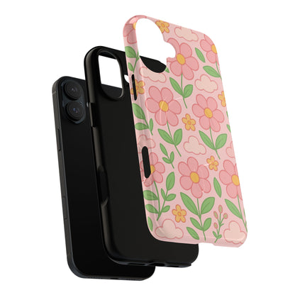 Floral Tough MagSafe Magnetic Phone Case - Stylish Protection for Your Device