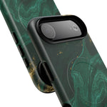 Emerald Marble with Gold Veins iPhone Case | with MagSafe  Shamo's