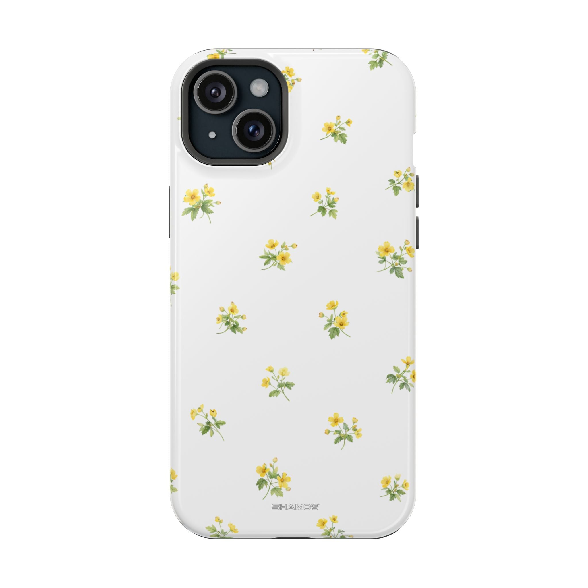 French Countryside Floral iPhone Case with MagSafe - iPhone 15 Plus / Glossy - Shamo's