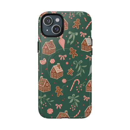 Holiday Gingerbread iPhone Case | MagSafe  Shamo's iPhone 15 Plus / Glossy