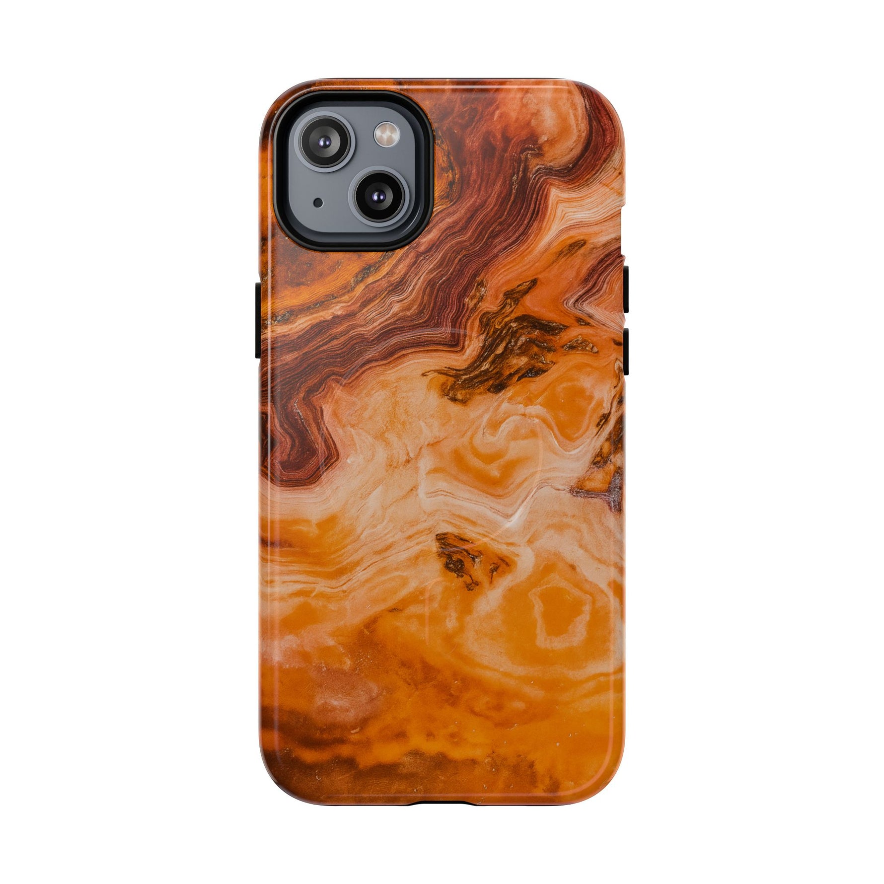 Amber Agate Marble iPhone Case — compatible with MagSafe - Shamo's