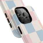 Pastel Checkerboard Pattern iPhone Cases - MagSafe - Shamo's