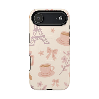 Chic Parisian iPhone Case - with Eiffel Tower Design | MagSafe