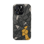 “Rebuilding Myself” Abstract iPhone Case — Magnetic MagSafe Impact-Resistant  Shamo's iPhone 15 Pro / Glossy