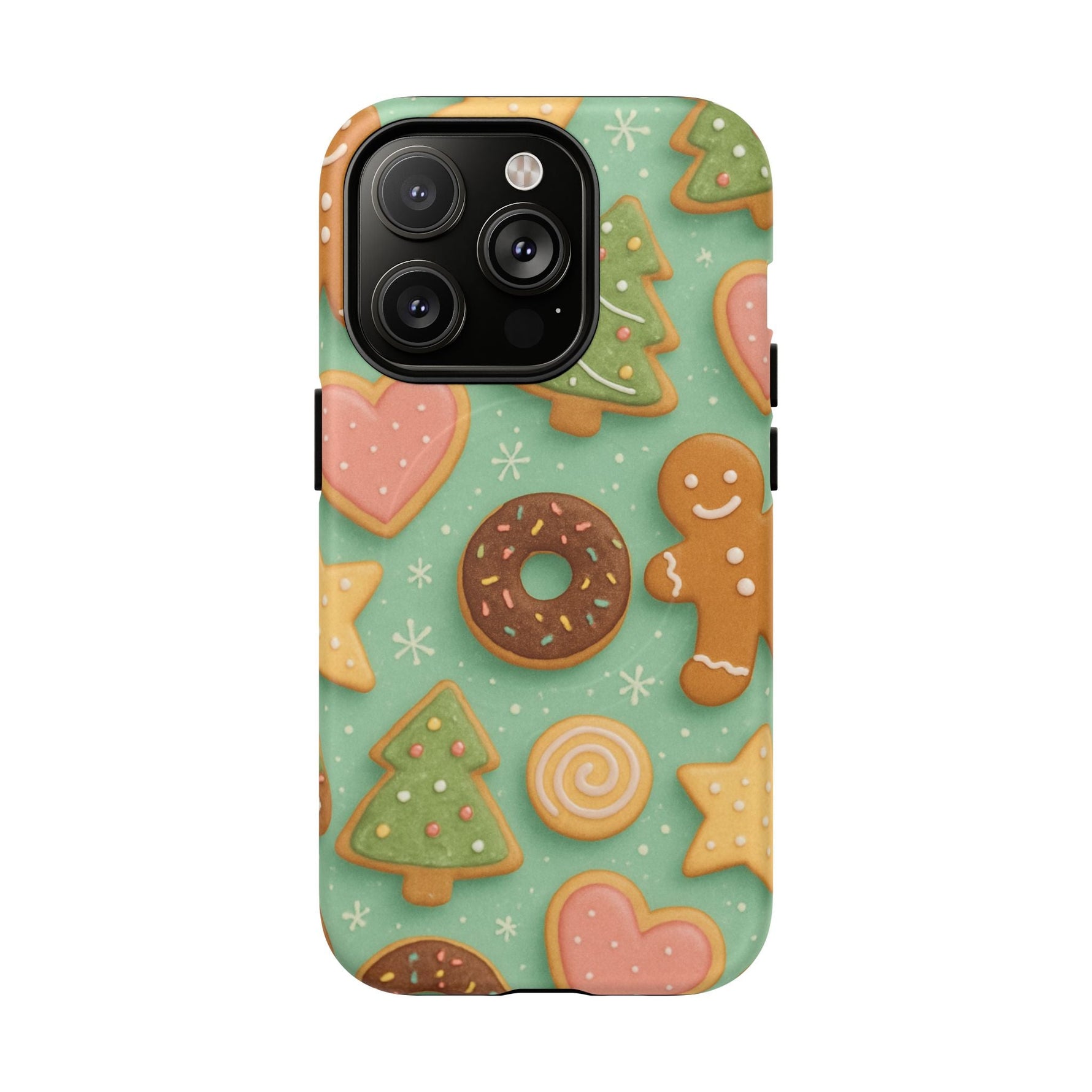 Holiday Cookie Pattern iPhone Case — MagSafe compatible  Shamo's iPhone 14 Pro / Matte