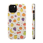 Cute Kawaii Fun Fruit Pattern Magnetic Impact-Resistant iPhone Case with MagSafe Compatibility