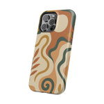Abstract Earth-Tone Impact iPhone Case — MagSafe  Shamo's