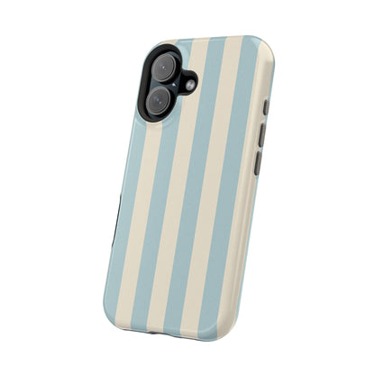Blue Strips Pattern iPhone Case Compatible with MagSafe