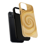 Luxury Series Swirl Gold iPhone Case compatible with MagSafe  Shamo's