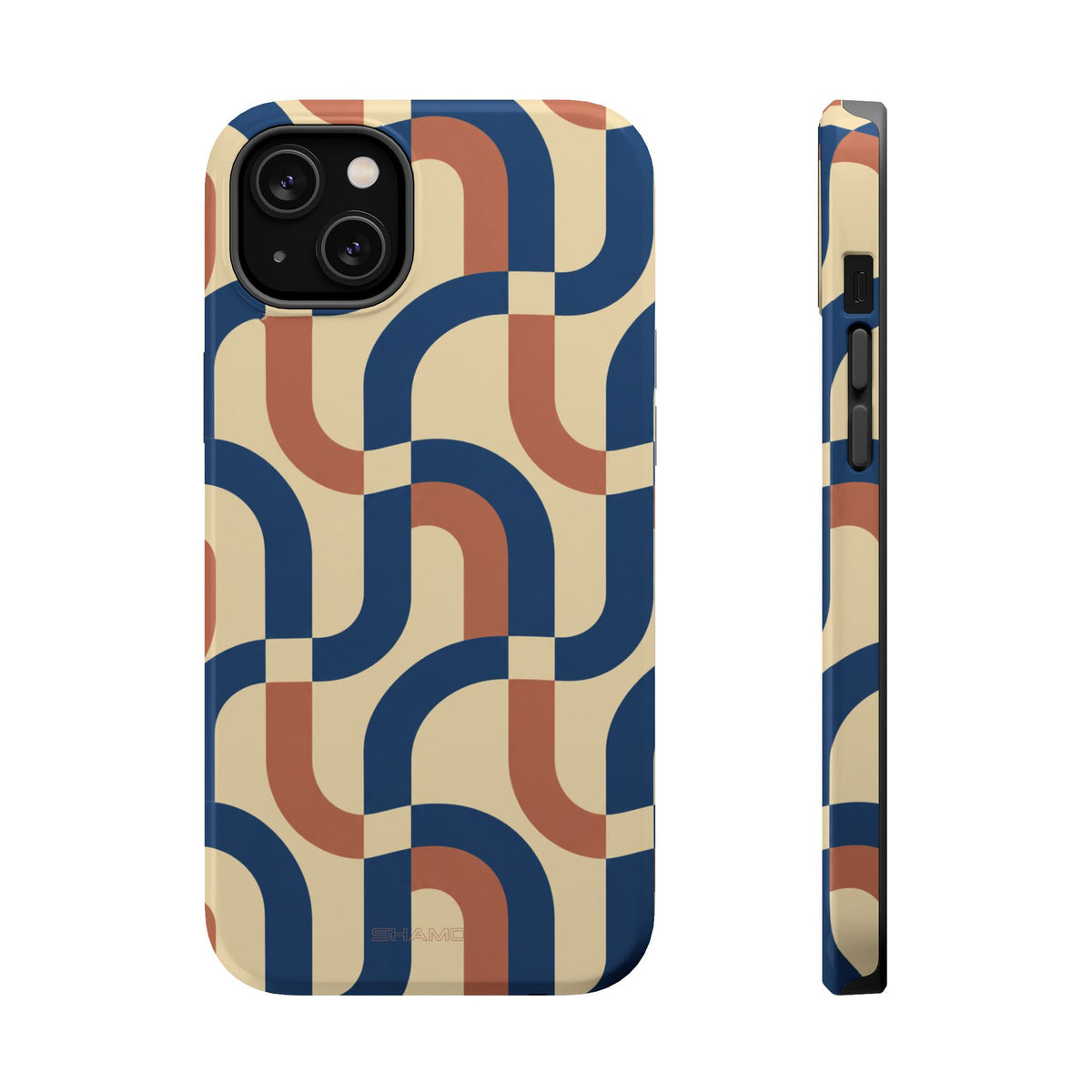 Mod Ribbon – Retro Geometric MagSafe Phone Case