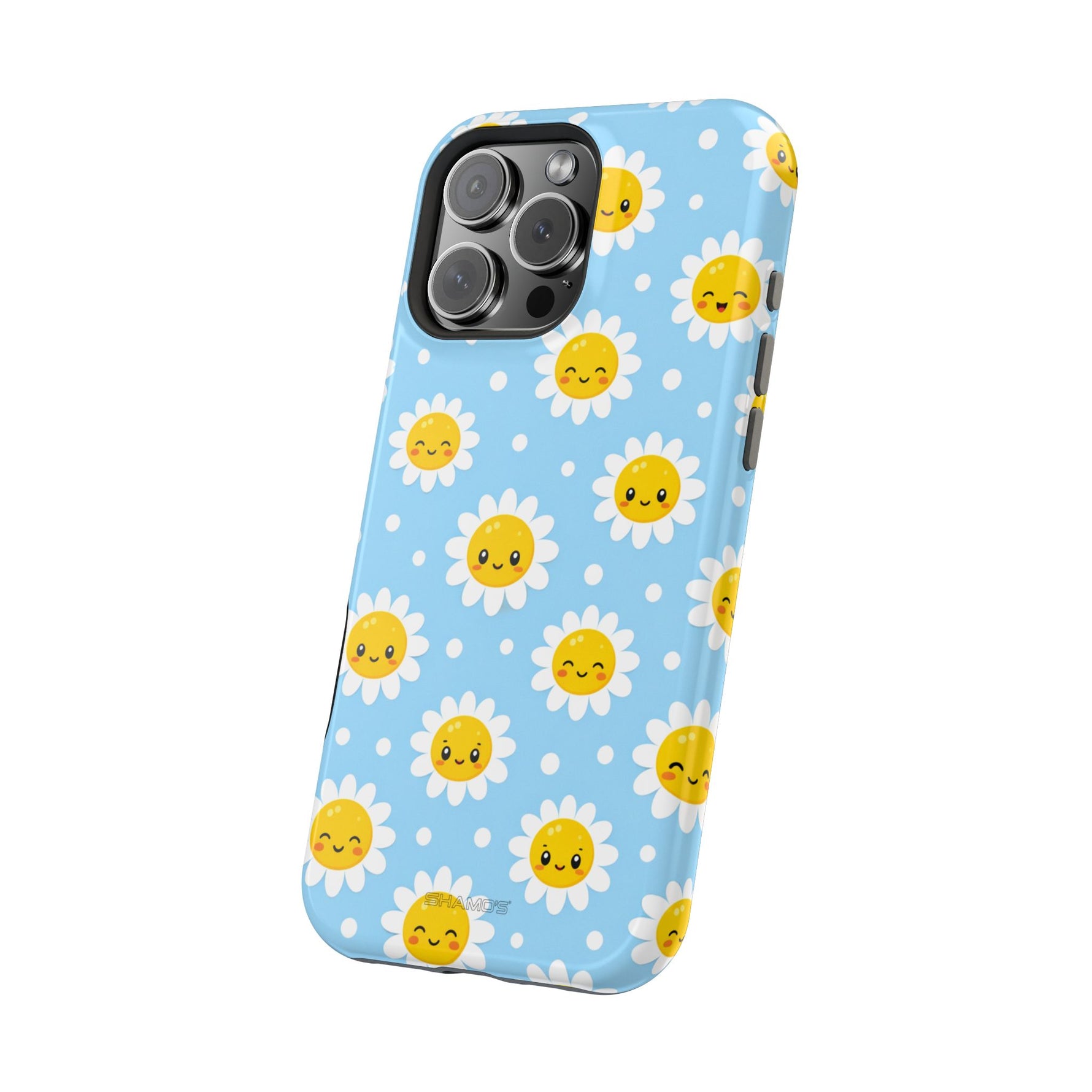 Sunny Daisy MagSafe Compatible Magnetic Phone Case — Impact-Resistant Cover