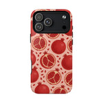 Pomegranate Fruit Tough iPhone Case | MagSafe Compatible - Shamo's