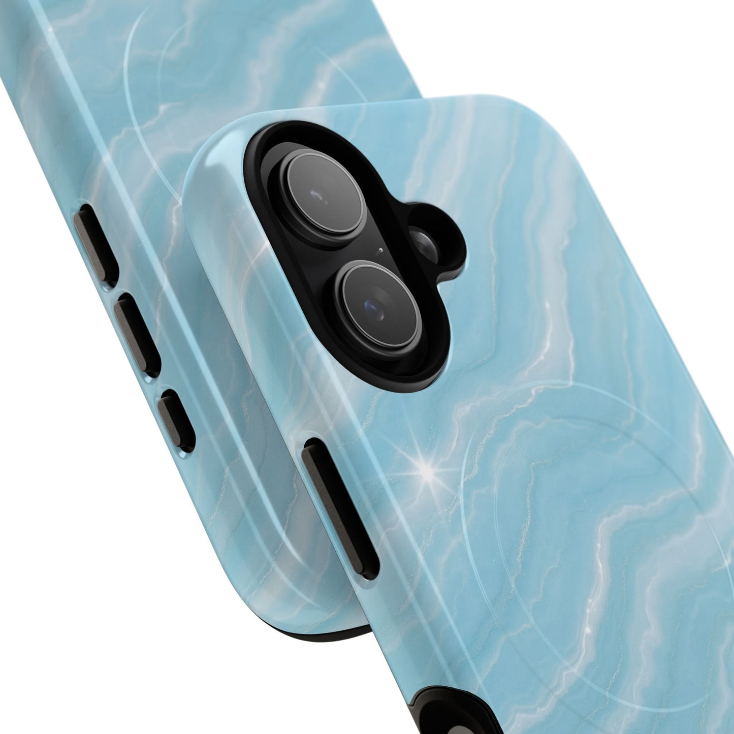 Sky Glow Marble iPhone Case with MagSafe