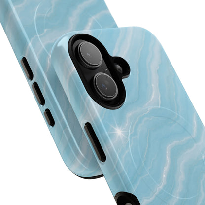 Sky Glow Marble iPhone Case with MagSafe